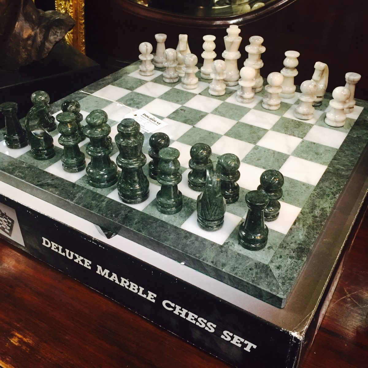The Dog House Antiques - Marble Chess Set